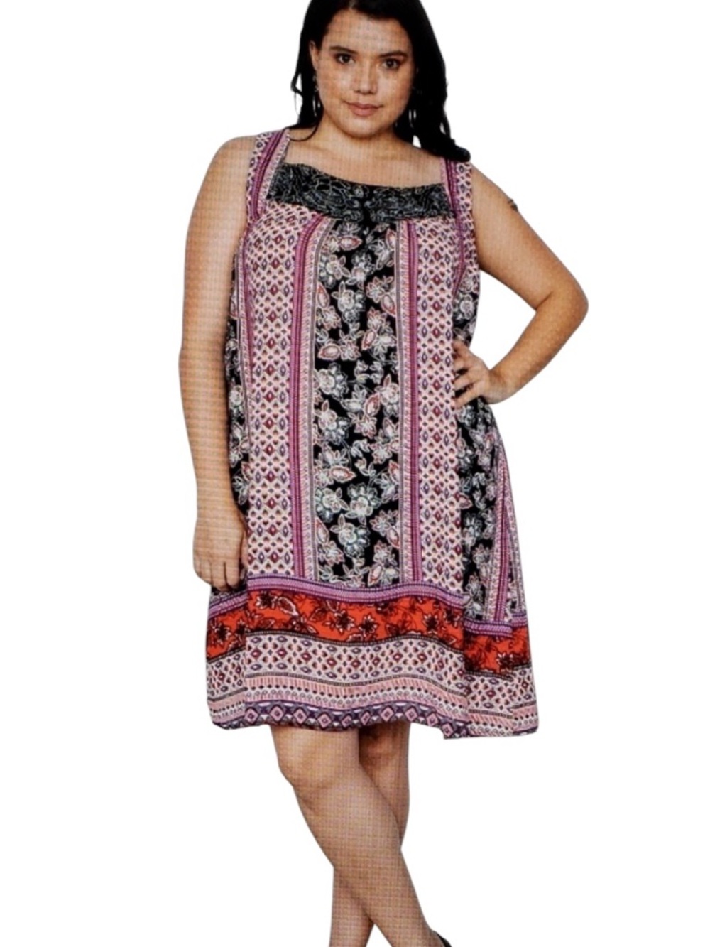 Bailey Blue Bohemian Mini Dress